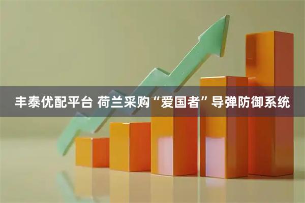 丰泰优配平台 荷兰采购“爱国者”导弹防御系统